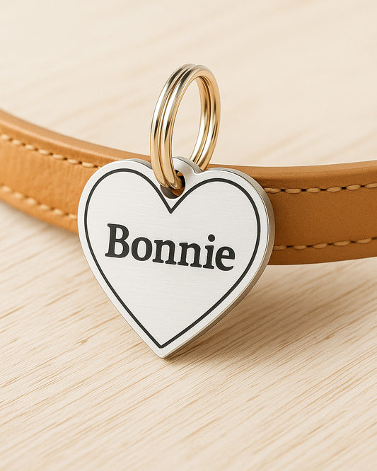 Heart Name Tag