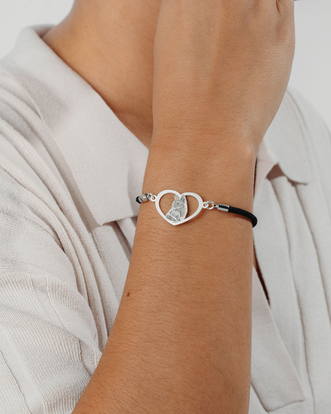 Bracciale con Cuore Halo 